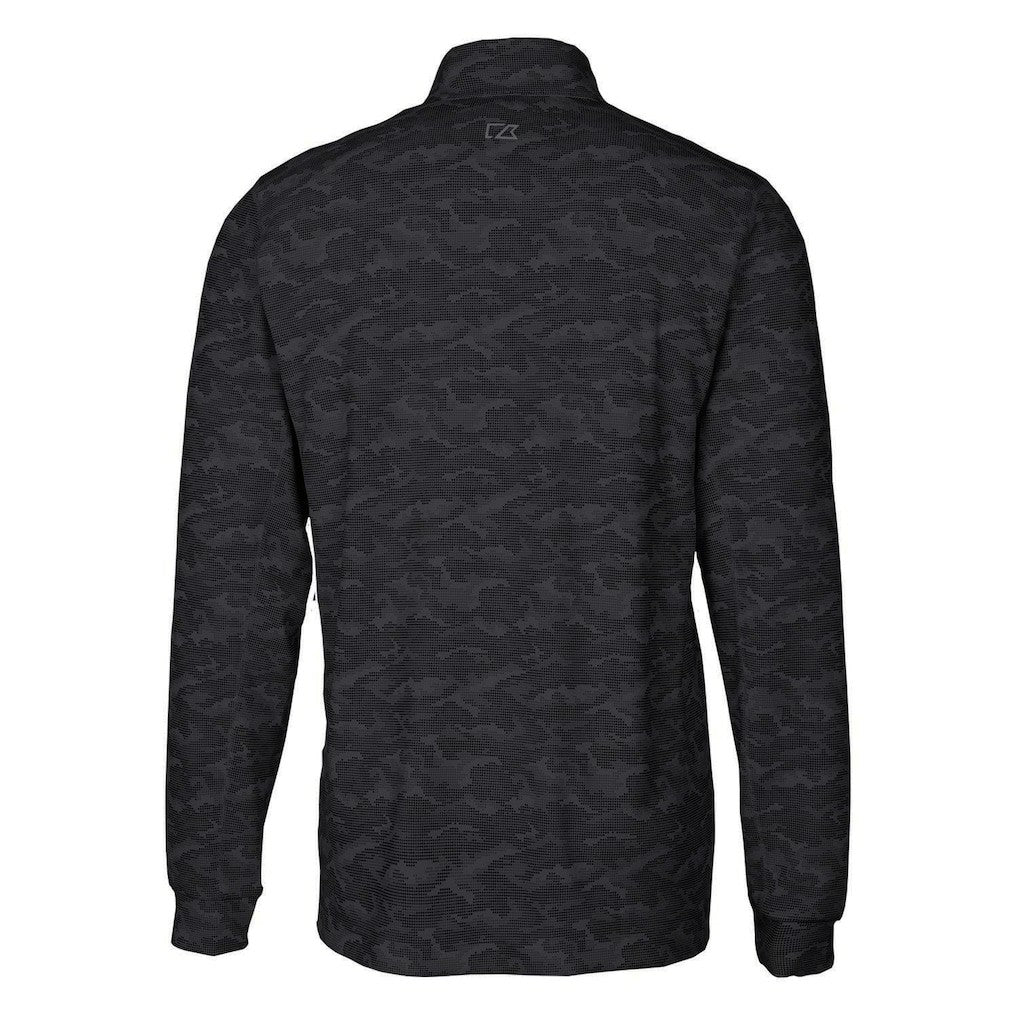 San Francisco 49ers Cutter & Buck Throwback Logo Traverse Camo Print Stretch Quarter-Zip Pullover Top | NFL Sale