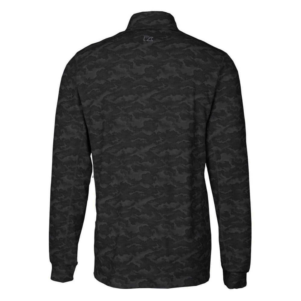 Detroit Lions Cutter & Buck Throwback Logo Traverse Camo Print Stretch Quarter-Zip Pullover Top | NFL Outlet