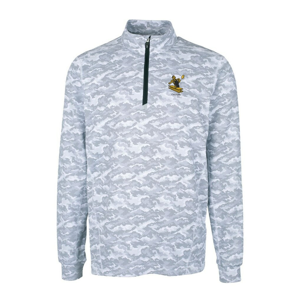 Pittsburgh Steelers Cutter & Buck Throwback Logo Traverse Camo Print Stretch Quarter-Zip Pullover Top | NFL US