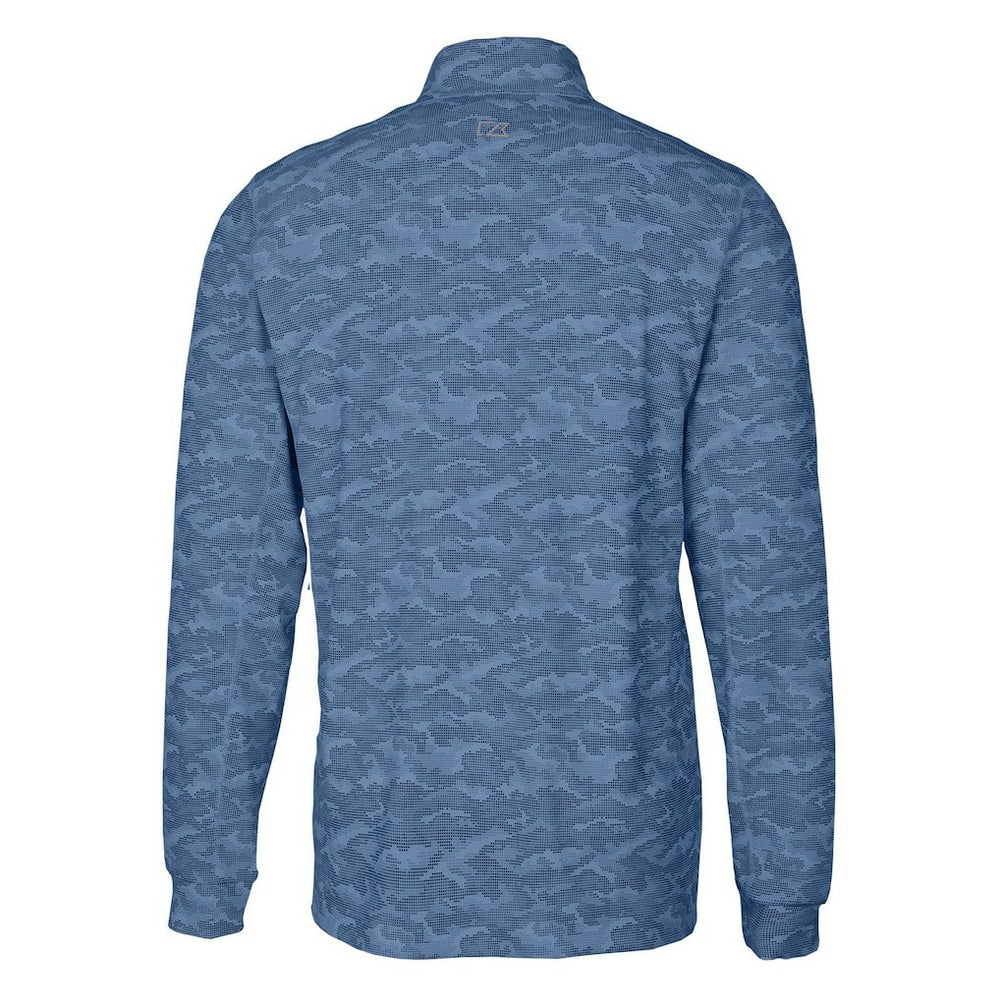 Chicago Bears Cutter & Buck Throwback Logo Traverse Camo Print Stretch Quarter-Zip Pullover Top | NFL Hot