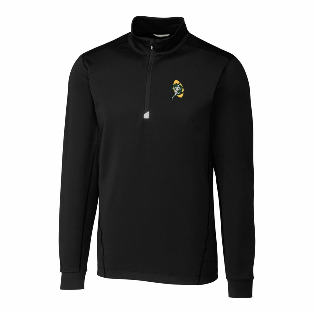 Green Bay Packers Cutter & Buck Throwback Logo Traverse Stretch Quarter-Zip Pullover Top | NFL Hot