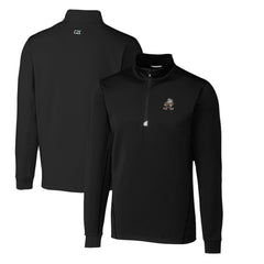 Cleveland Browns Cutter & Buck Throwback Logo Traverse Stretch Quarter-Zip Pullover Top | NFL US