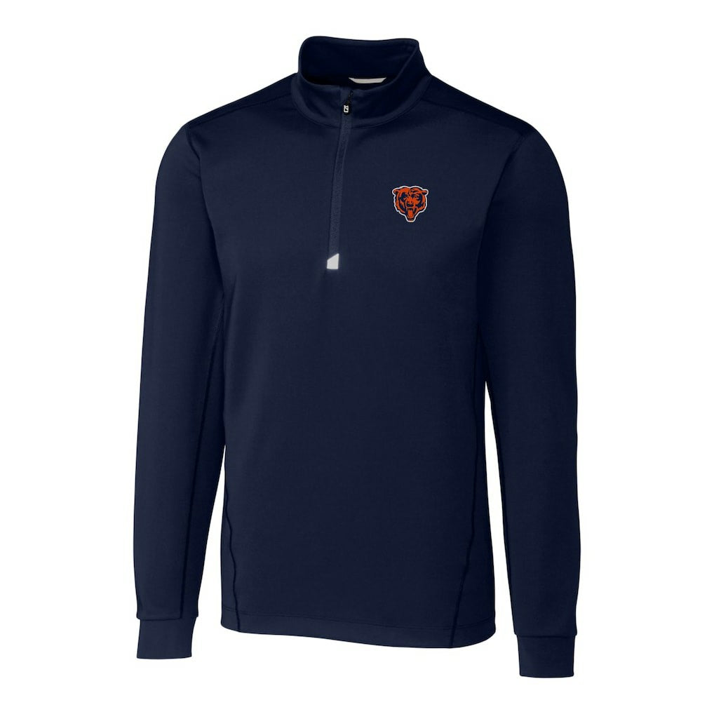 Chicago Bears Cutter & Buck Throwback Logo Traverse Stretch Quarter-Zip Pullover Top | NFL Near me