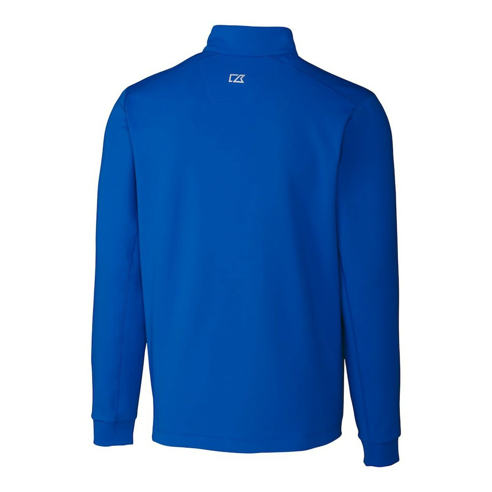Denver Broncos Cutter & Buck Throwback Logo Traverse Stretch Quarter-Zip Pullover Top | NFL Outlet