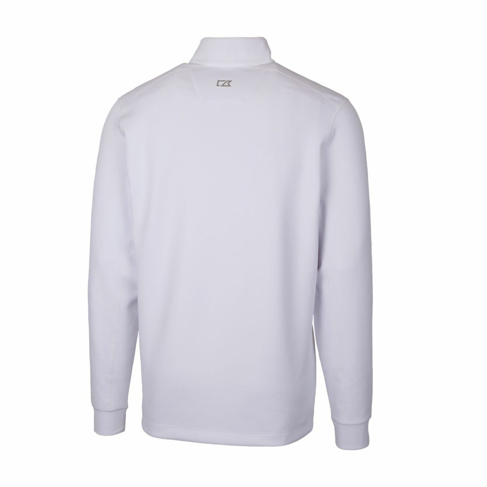 Detroit Lions Cutter & Buck Throwback Logo Traverse Stretch Quarter-Zip Pullover Top | NFL Outlet