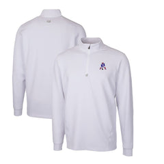 New England Patriots Cutter & Buck Throwback Logo Traverse Stretch Quarter-Zip Pullover Top | NFL Hot