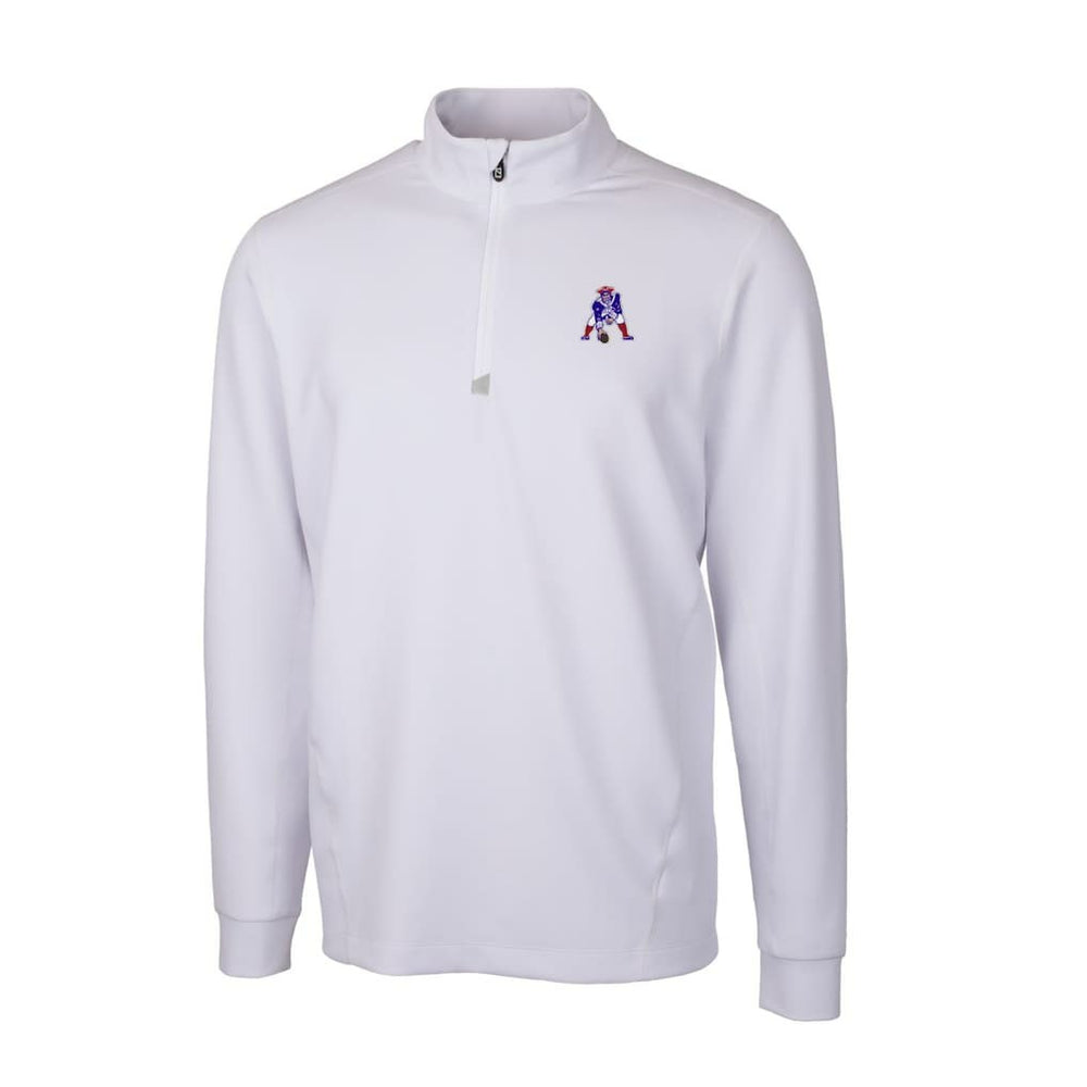 New England Patriots Cutter & Buck Throwback Logo Traverse Stretch Quarter-Zip Pullover Top | NFL Hot