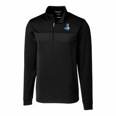 Detroit Lions Cutter & Buck Throwback Logo Traverse Stripe Stretch Quarter-Zip Pullover Top | NFL Sale