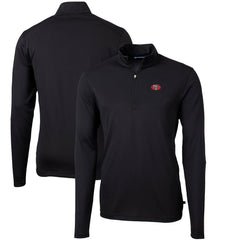 San Francisco 49ers Cutter & Buck Throwback Logo Virtue Eco Pique Recycled Quarter-Zip Pullover Top | NFL Near me