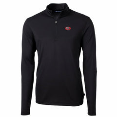 San Francisco 49ers Cutter & Buck Throwback Logo Virtue Eco Pique Recycled Quarter-Zip Pullover Top | NFL Near me