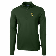 Green Bay Packers Cutter & Buck Throwback Logo Virtue Eco Pique Recycled Quarter-Zip Pullover Top | NFL US