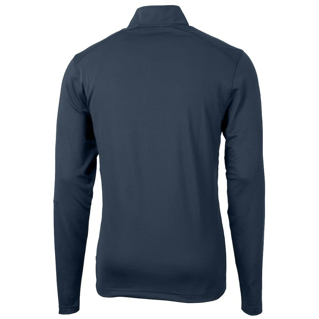 Chicago Bears Cutter & Buck Throwback Logo Virtue Eco Pique Recycled Quarter-Zip Pullover Top | NFL Online