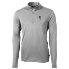 Atlanta Falcons Cutter & Buck Throwback Logo Virtue Eco Pique Recycled Quarter-Zip Pullover Top | NFL Outlet