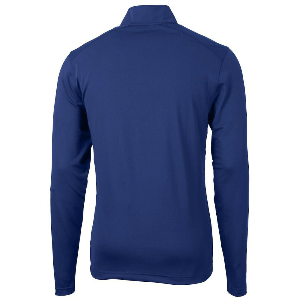 Buffalo Bills Cutter & Buck Throwback Logo Virtue Eco Pique Recycled Quarter-Zip Pullover Top | NFL Hot