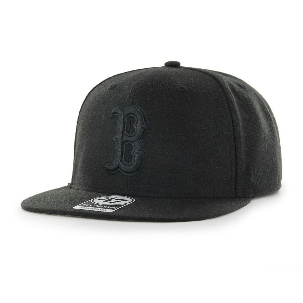 Boston Red Sox '47 Primary Team Logo Snapback Adjustable Hat – Black - MLB Hats