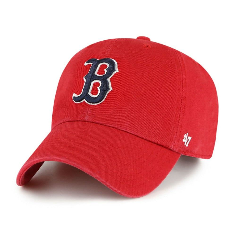 Boston Red Sox '47 Primary Team Logo Clean Up Adjustable Hat – Red - MLB Hats