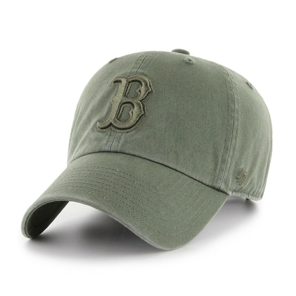 Boston Red Sox '47 Women's Primary Team Logo Clean Up Adjustable Hat – Green - MLB Hats