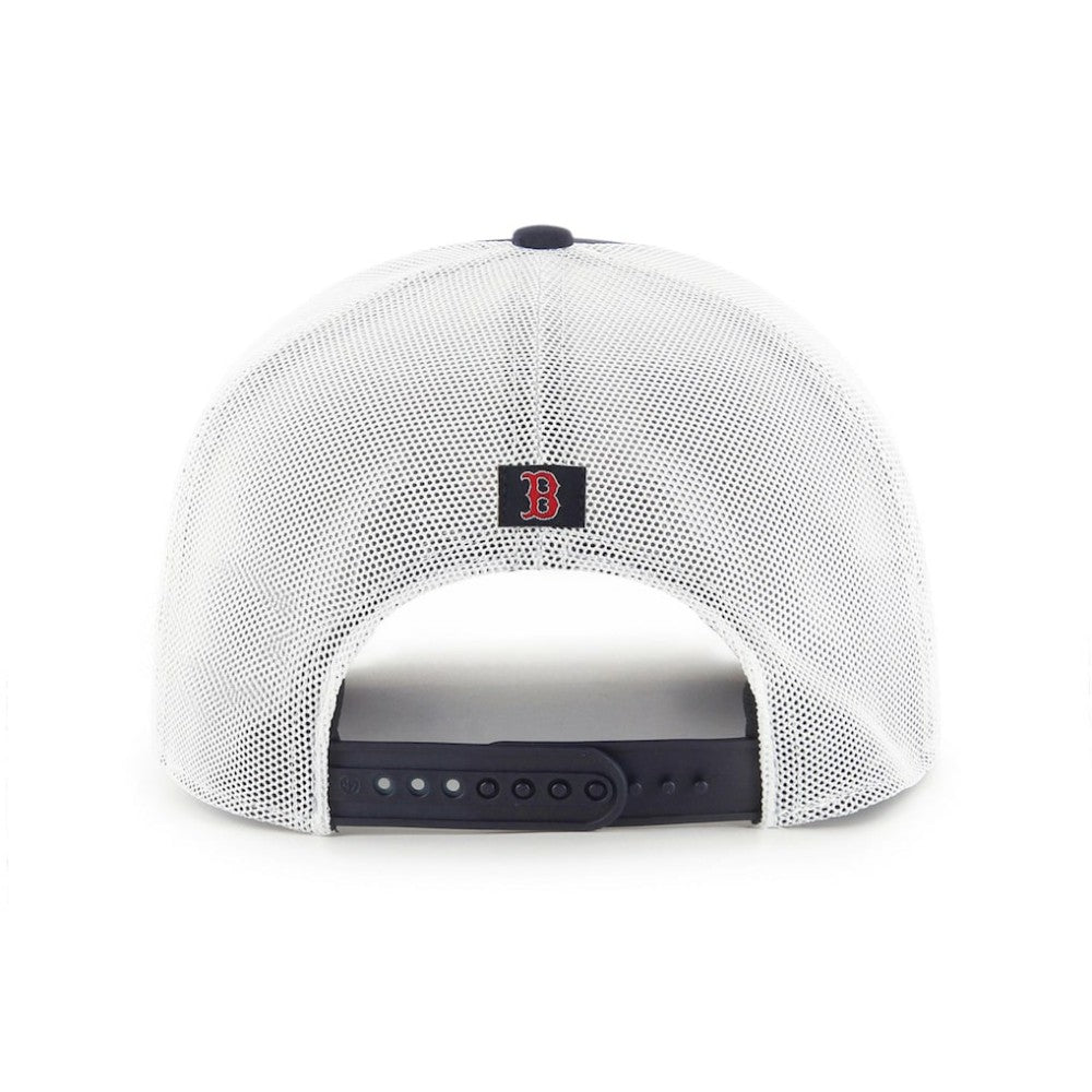 Boston Red Sox '47 Primary Team Logo American Flag Fill Trucker Snapback Hat - MLB Hats