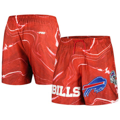 Buffalo Bills Pro Standard Allover Marble Print Shorts | NFL Sale