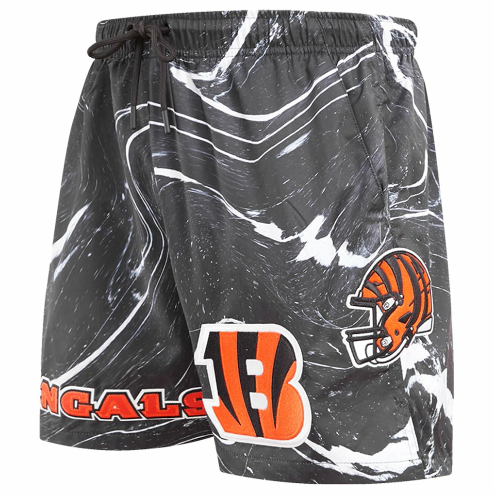Cincinnati Bengals Pro Standard Allover Marble Print Shorts | NFL Discount