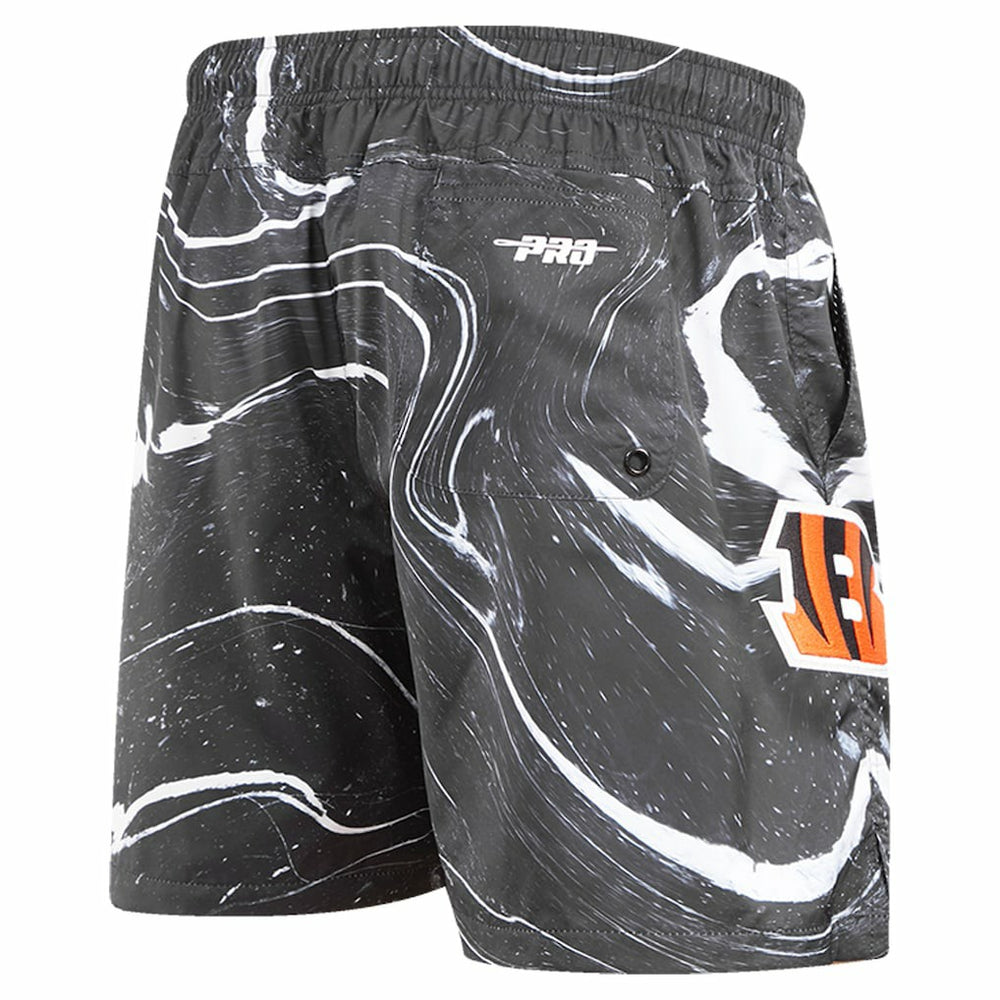 Cincinnati Bengals Pro Standard Allover Marble Print Shorts | NFL Discount