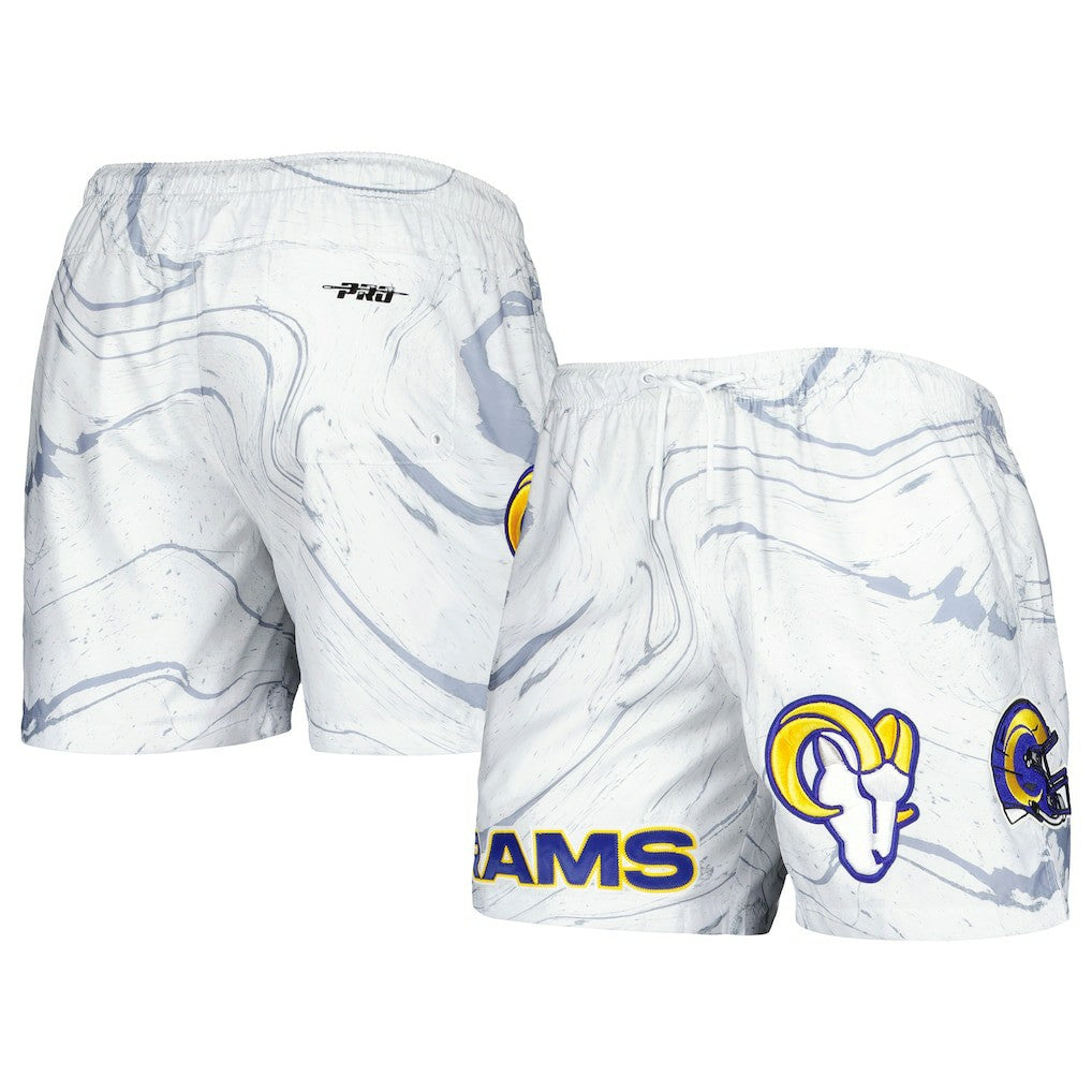 Los Angeles Rams Pro Standard Allover Marble Print Shorts | NFL Outlet