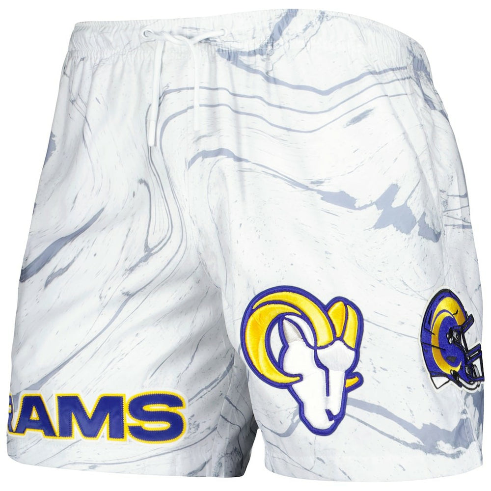 Los Angeles Rams Pro Standard Allover Marble Print Shorts | NFL Outlet