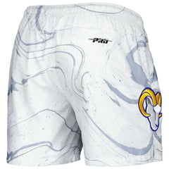 Los Angeles Rams Pro Standard Allover Marble Print Shorts | NFL Outlet