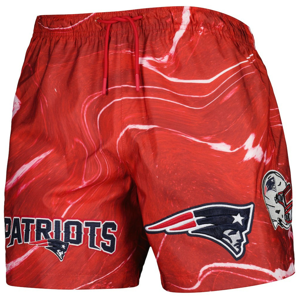 New England Patriots Pro Standard Allover Marble Print Shorts | NFL Sale