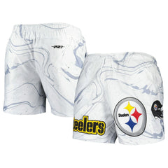 Pittsburgh Steelers Pro Standard Allover Marble Print Shorts | NFL Sale