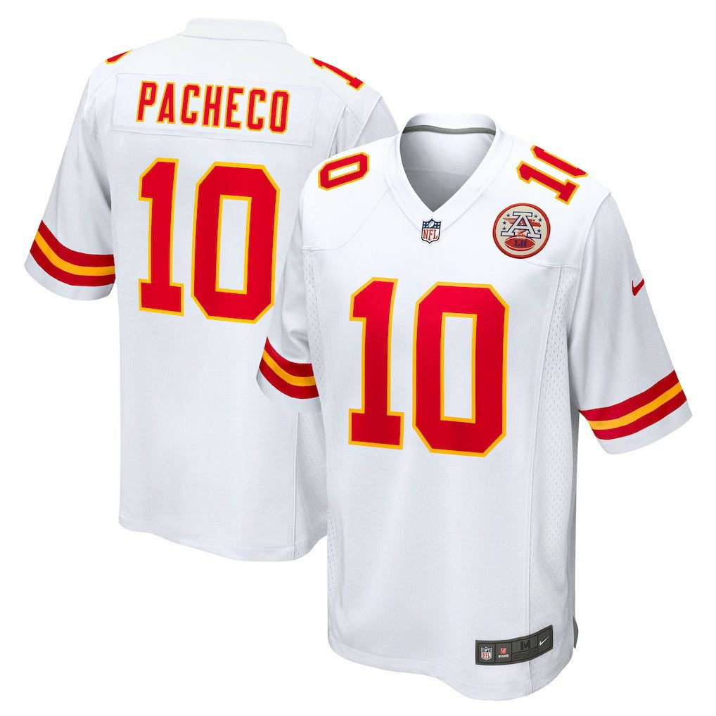Kansas City Chiefs Isiah Pacheco  Away Game Player Jersey | NFL Discount