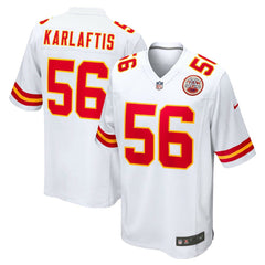 Kansas City Chiefs George Karlaftis  Away Game Player Jersey | NFL Near me