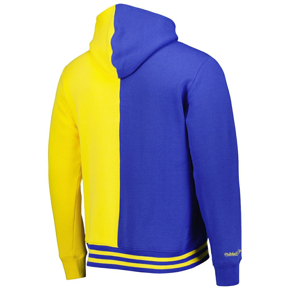 Royal/Gold Golden State Warriors Hardwood Classics Split Pullover Hoodie sale | NBA