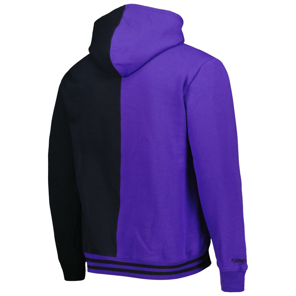 Purple/Black Phoenix Suns Hardwood Classics Split Pullover Hoodie | NBA