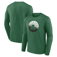 Kelly Green Boston Celtics Gradient Logo Long Sleeve T-Shirt | NBA