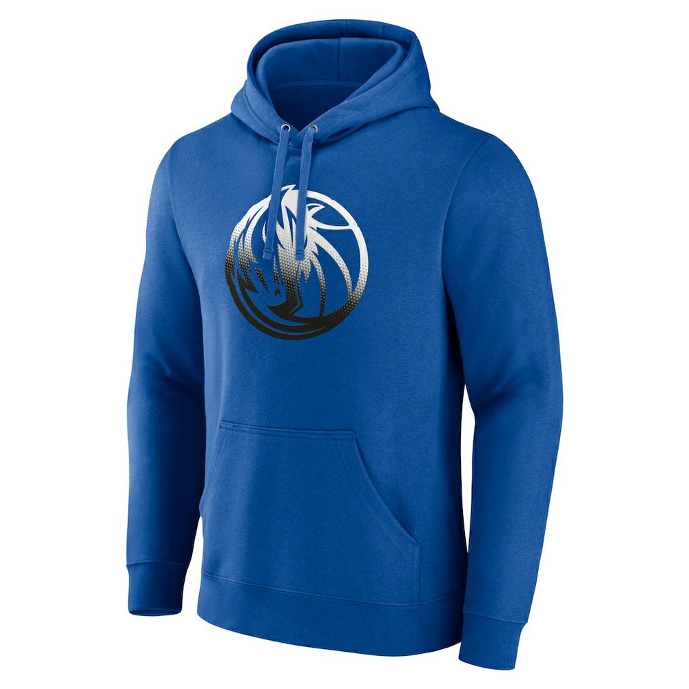 Blue Dallas Mavericks Gradient Logo Pullover Hoodie sale | NBA