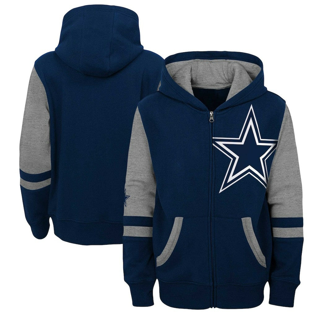 Dallas Cowboys Preschool Stadium Color Block Full-Zip Hoodie | NFL Online
