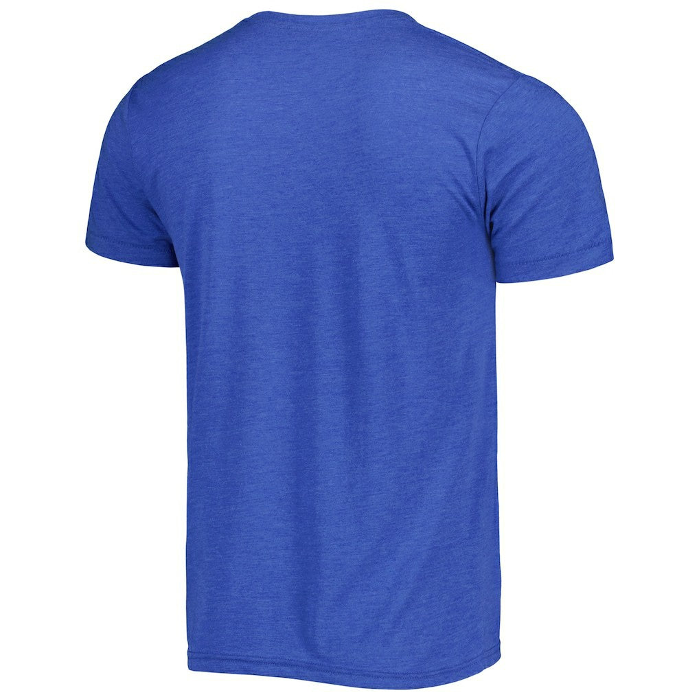 Royal Joel Embiid Philadelphia 76ers Homage Caricature Tri-Blend T-Shirt | NBA