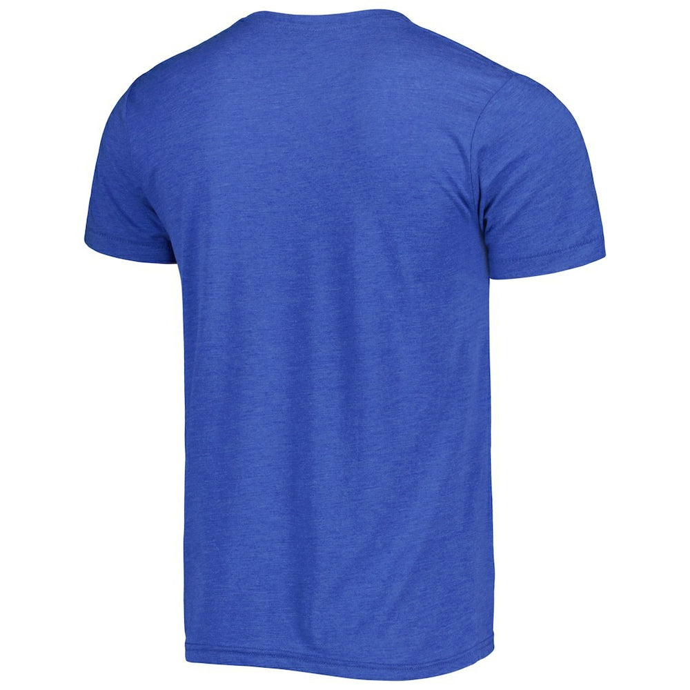 Royal Joel Embiid Philadelphia 76ers Homage Caricature Tri-Blend T-Shirt | NBA