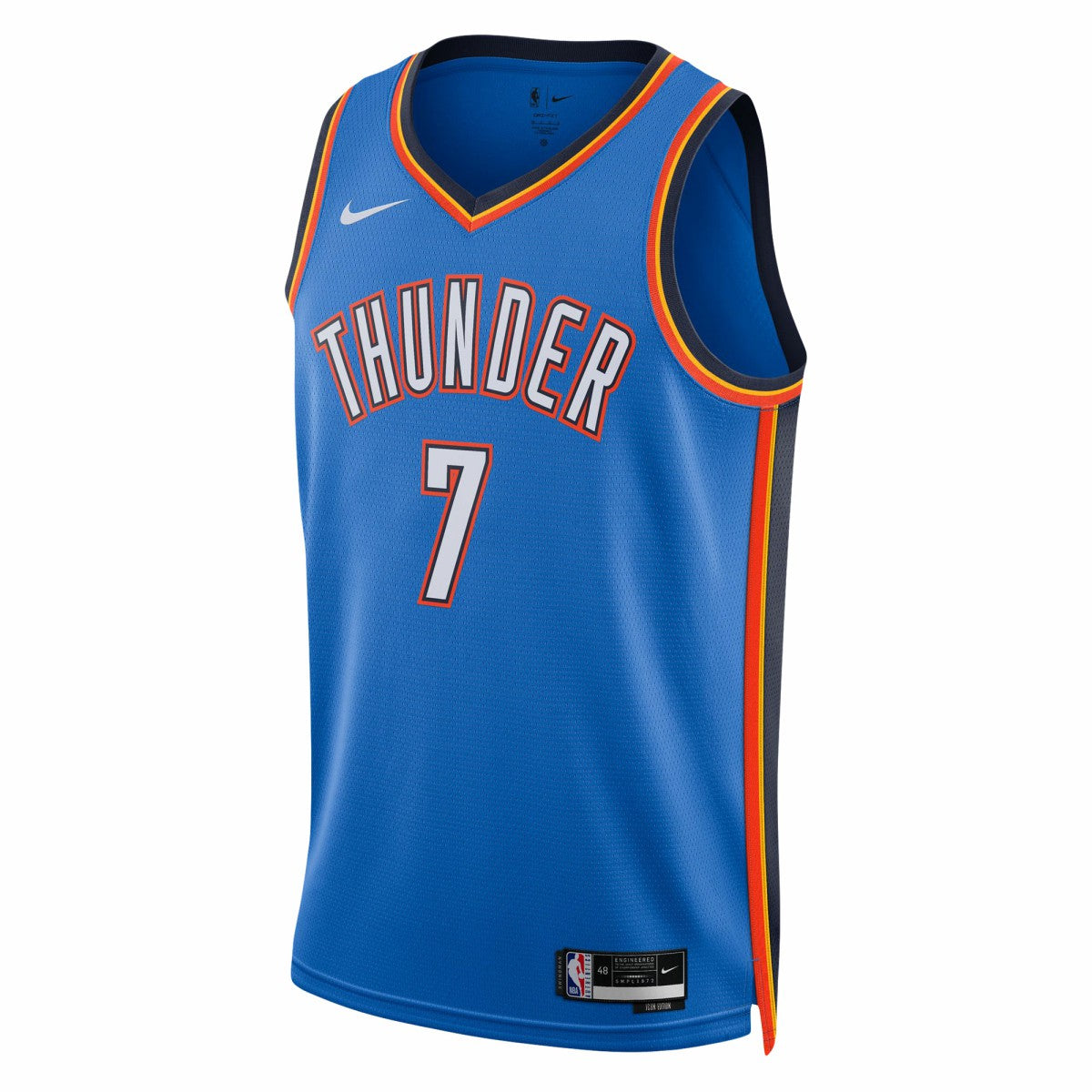 Blue Chet Holmgren Oklahoma City Thunder Unisex 2022 NBA Draft First Round Pick Player Swingman Jersey | NBA