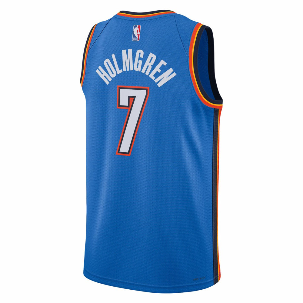 Blue Chet Holmgren Oklahoma City Thunder Unisex 2022 NBA Draft First Round Pick Player Swingman Jersey | NBA