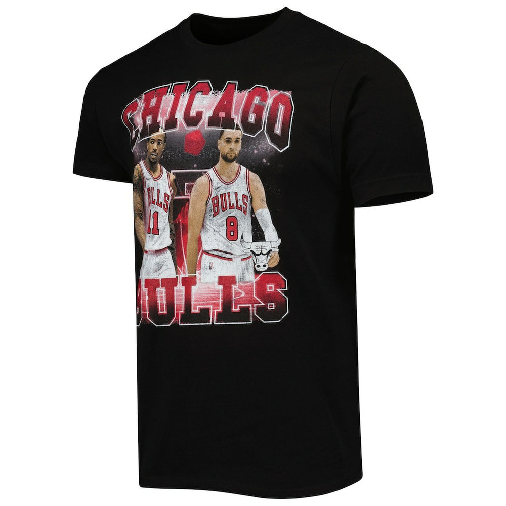 Black DeMar DeRozan & Zach LaVine Chicago Bulls Stadium Essentials Unisex Player Duo T-Shirt sale | NBA