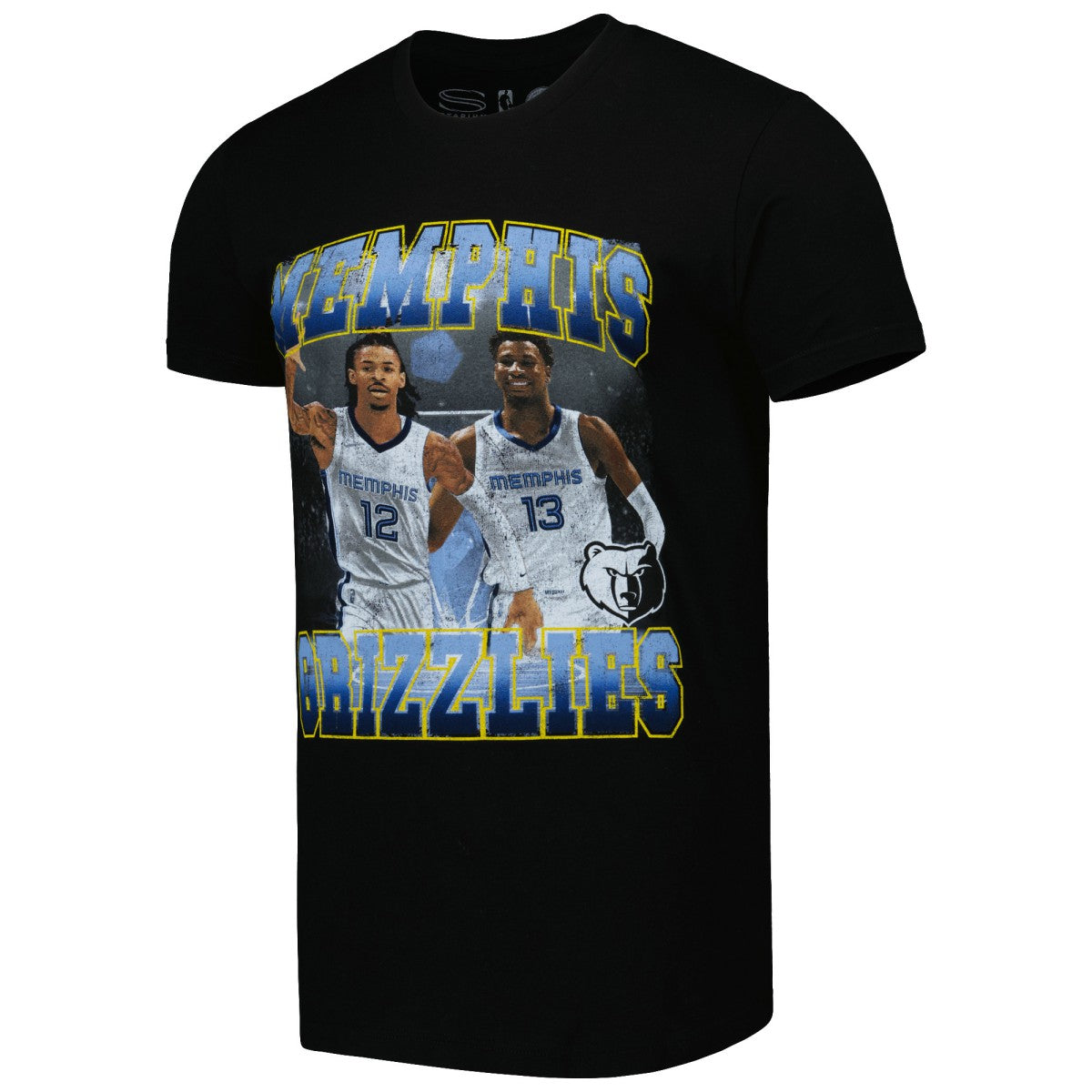 Black Ja Morant & Jaren Jackson Jr. Memphis Grizzlies Stadium Essentials Unisex Player Duo T-Shirt | NBA