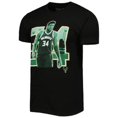 Black Giannis Antetokounmpo Milwaukee Bucks Stadium Essentials Unisex Player Skyline T-Shirt | NBA
