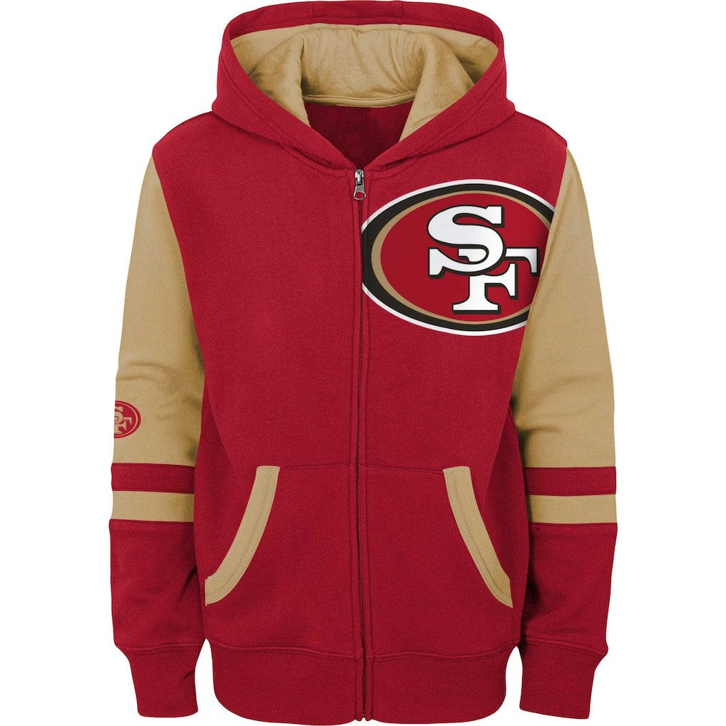 San Francisco 49ers Preschool Stadium Color Block Full-Zip Hoodie | NFL On sale