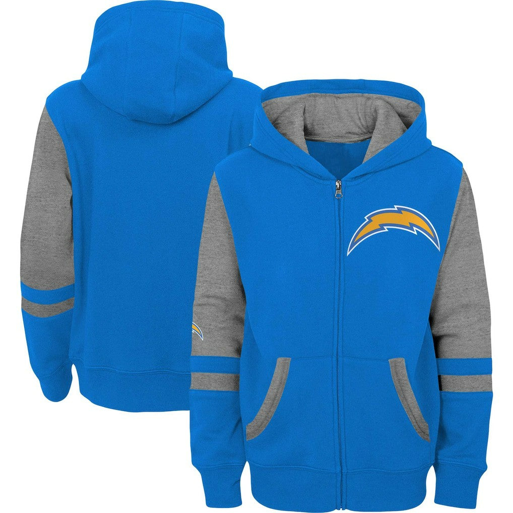 Los Angeles Chargers Preschool Stadium Color Block Full-Zip Hoodie | NFL Hot