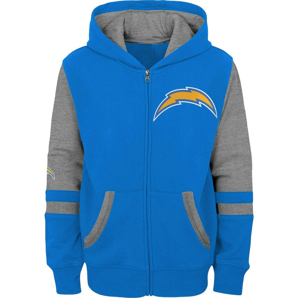 Los Angeles Chargers Preschool Stadium Color Block Full-Zip Hoodie | NFL Hot