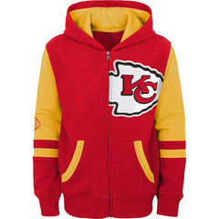 Kansas City Chiefs Preschool Stadium Color Block Full-Zip Hoodie | NFL Outlet