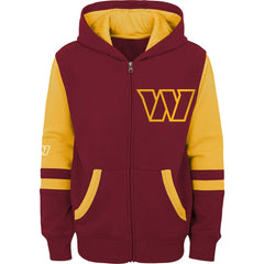 Washington Commanders Preschool Stadium Color Block Full-Zip Hoodie | NFL On sale