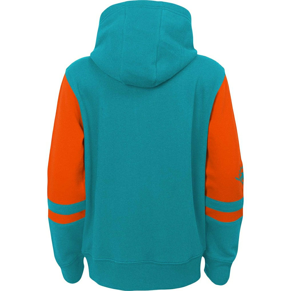 Miami Dolphins Preschool Stadium Color Block Full-Zip Hoodie | NFL Hot